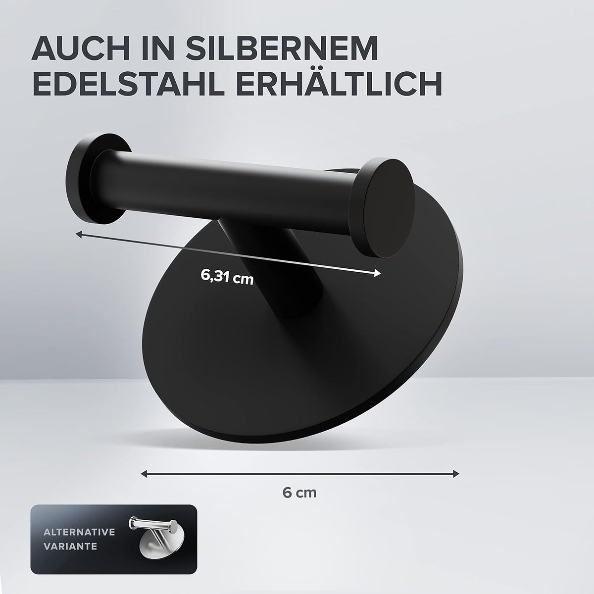 Handtuchhaken doppelt in verschiedenen Farben