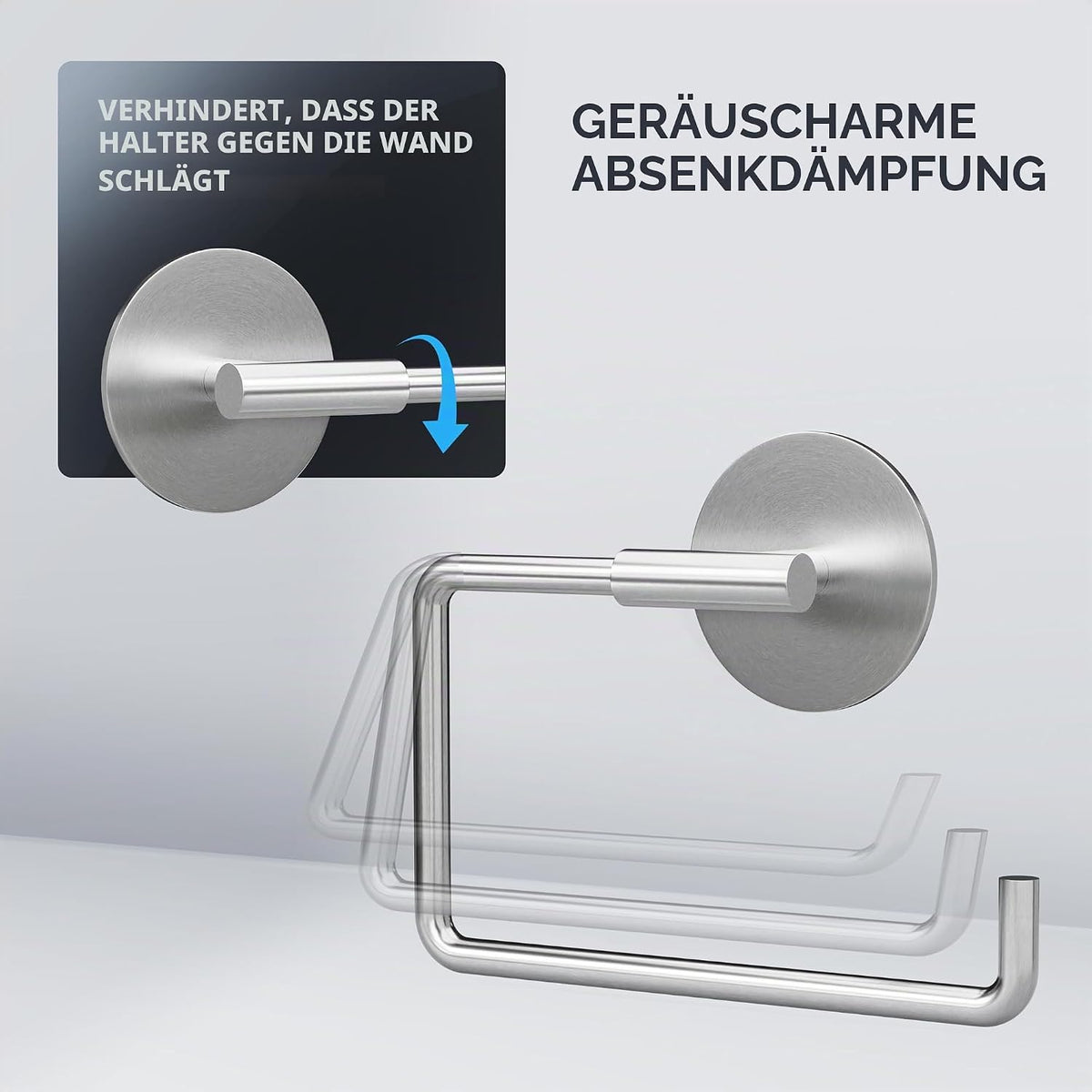 ovimar Papierrollenhalter ohne Deckel in verschiedenen Farben