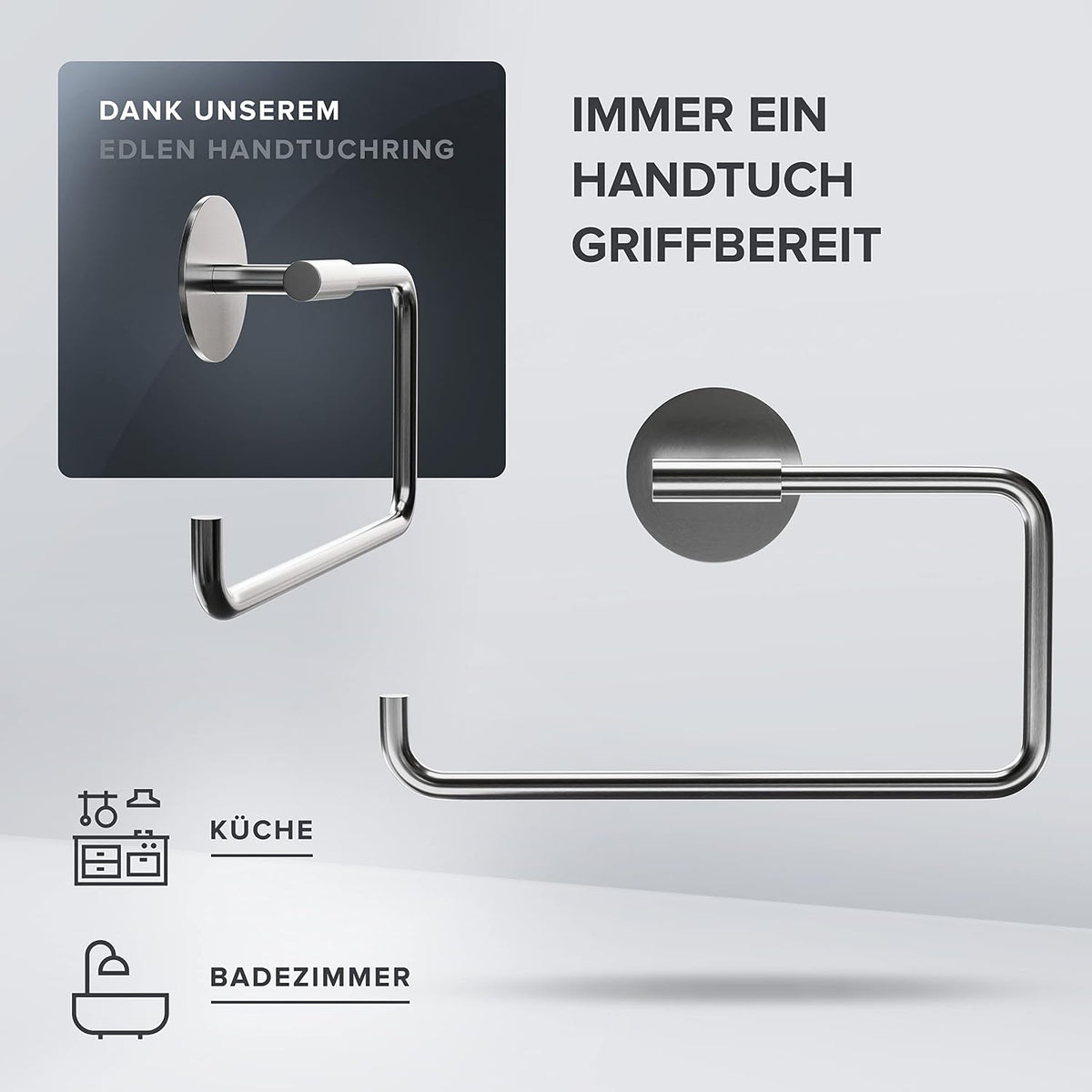Handtuchring rechteckig in verschiedenen Farben