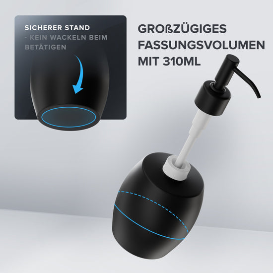 Seifenspender bauchig in verschiedenen Farben