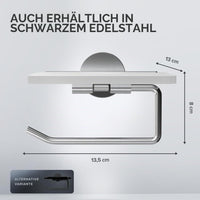 ovimar Papierrollenhalter mit Glasablage in verschiedenen Farben