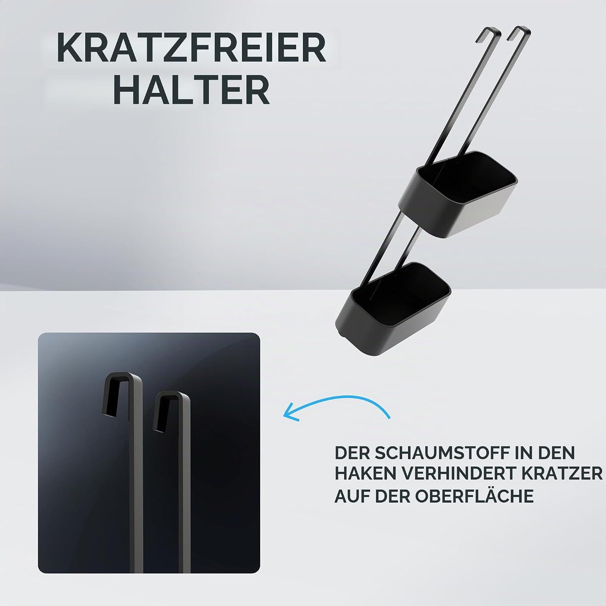 Mobiles Duschregal in verschiedenen Farben