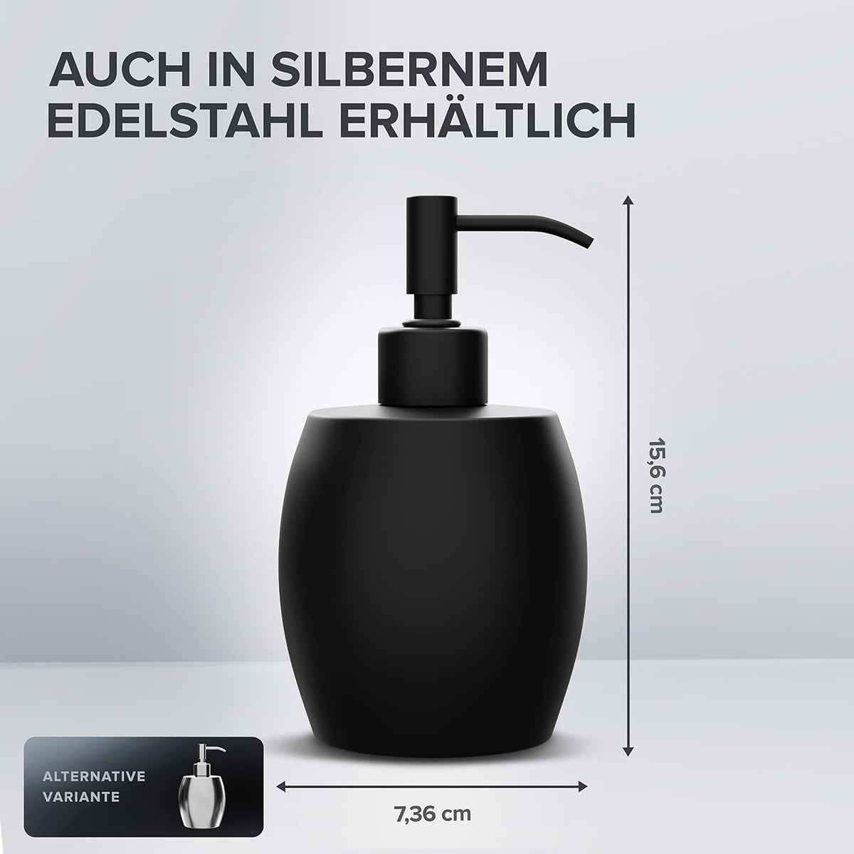 Seifenspender bauchig in verschiedenen Farben