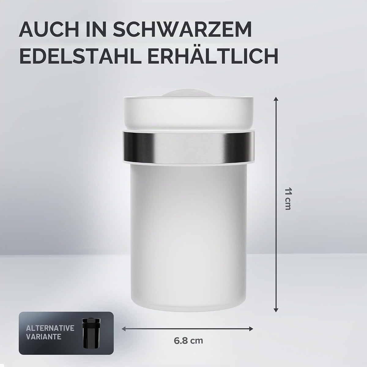 ovimar Zahnputzbecher in verschiedenen Farben zum Kleben oder zum Bohren