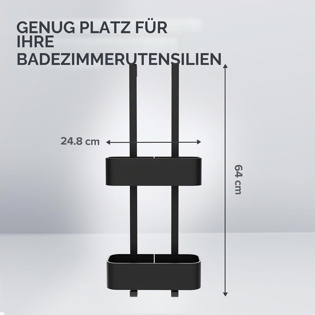 Mobiles Duschregal in verschiedenen Farben