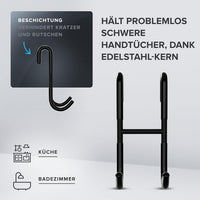 Wendehaken 2-er Set in verschiedenen Farben