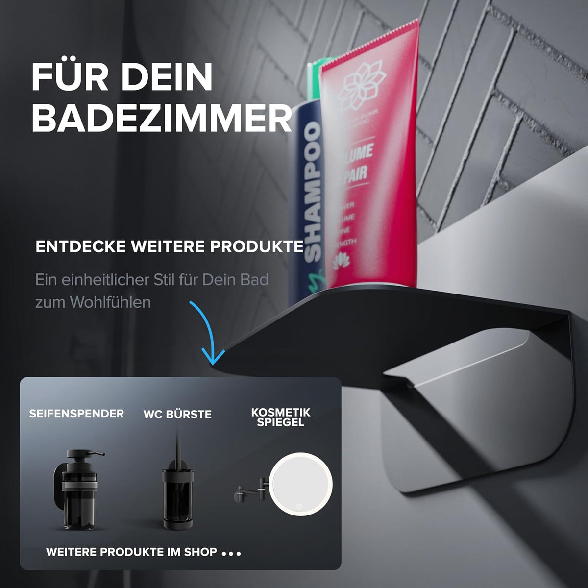Badablage kurz in verschiedenen Farben