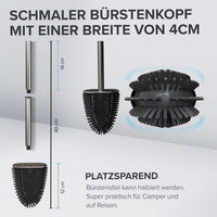 Ersatzbürsten flache WC Bürste 2er Set versch. Farben