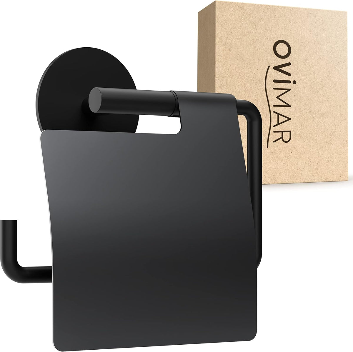 ovimar Papierrollenhalter mit Deckel in verschiedenen Farben