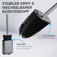 ovimar flache WC Bürste diverse Farben