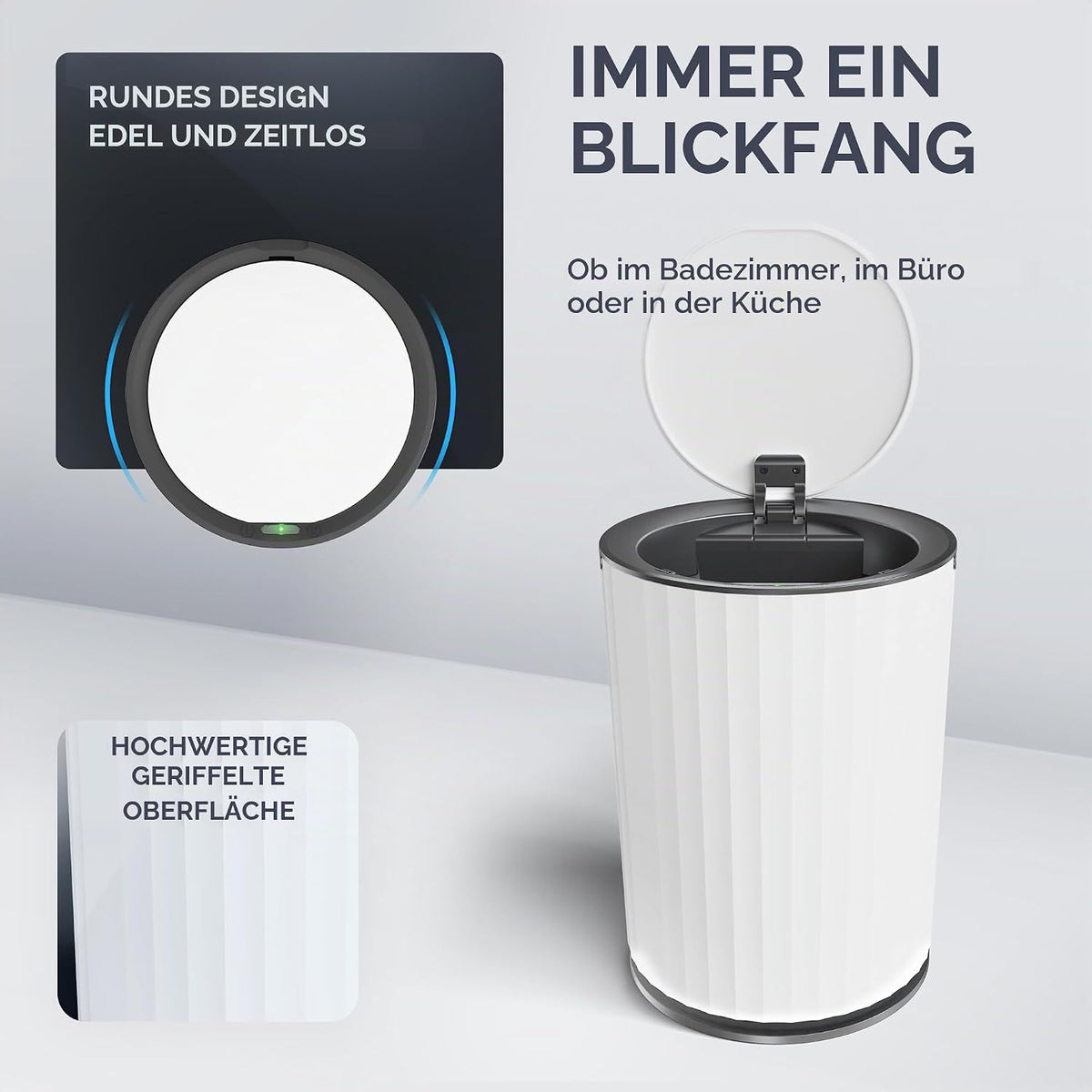 ovimar Sensor Kosmetikeimer in verschiedenen Farben und Formen