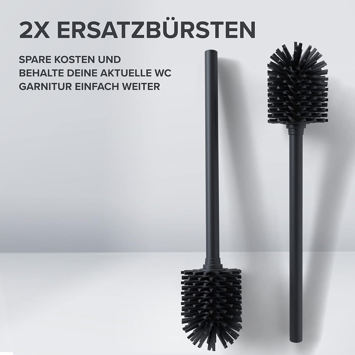 Ersatzbürste mit Reinigungstank in versch. Farben
