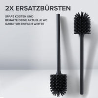 Ersatzbürste mit Reinigungstank in versch. Farben