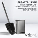 Ersatzbürsten flache WC Bürste 2er Set versch. Farben