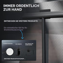 ovimar Duschabzieher Tomma – magnetisch, ohne Bohren, aus Silikon mit Stahlkern
