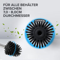 Ersatzbürsten 2er Set Edelstahlgriff in verschiedenen Farben