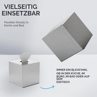 ovimar Kosmetiktücherbox Würfel in verschiedenen Farben