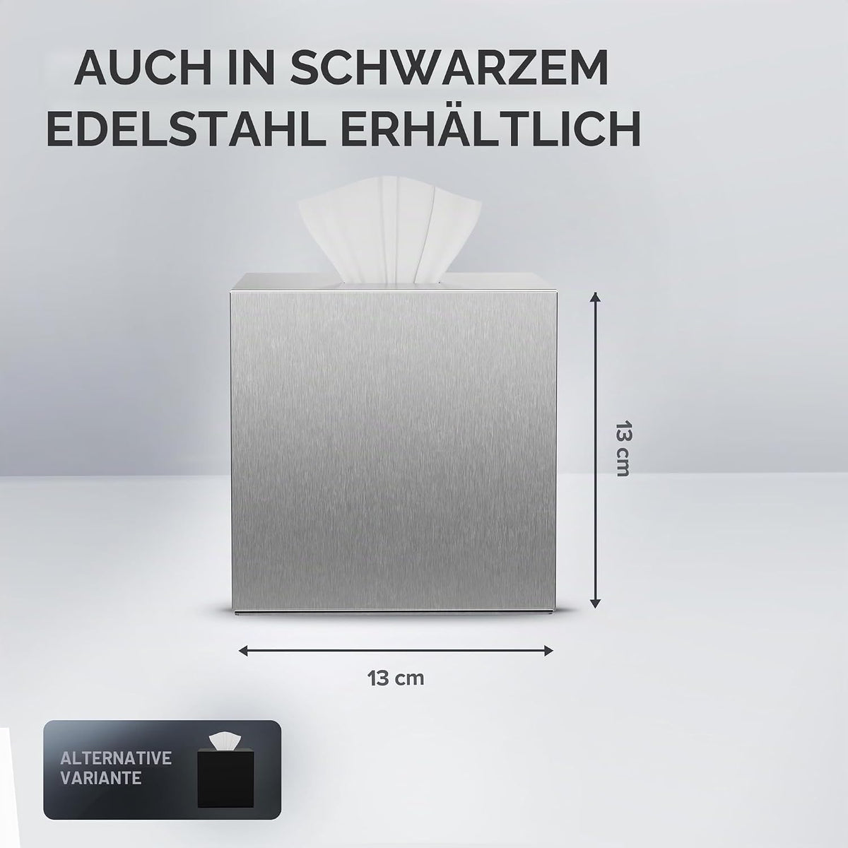 ovimar Kosmetiktücherbox Würfel in verschiedenen Farben