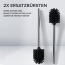 Ersatzbürsten 2er Set Edelstahlgriff in verschiedenen Farben