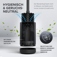 WC Bürste freistehend belüftet in versch. Farben