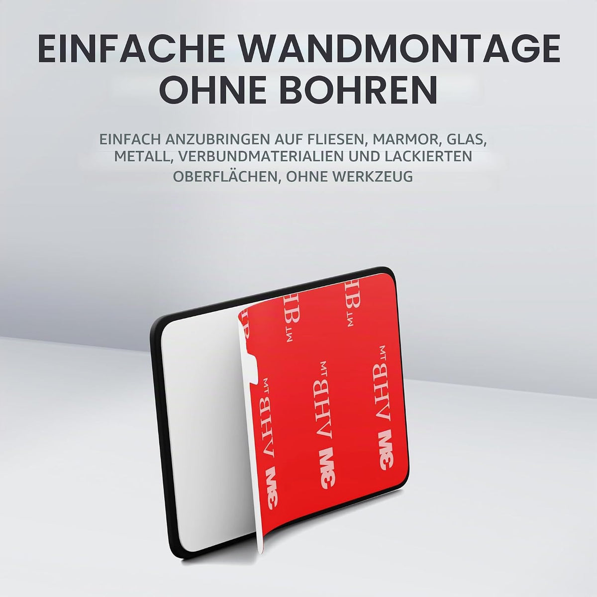 ovimar Duschabzieher Tomma – magnetisch, ohne Bohren, aus Silikon mit Stahlkern