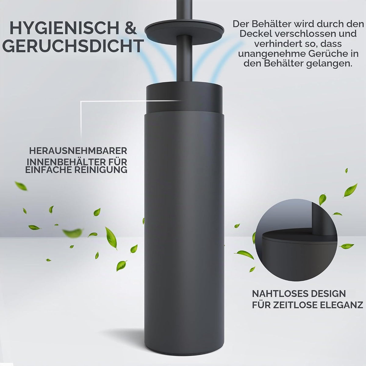 Geschlossene WC Bürste in versch. Farben