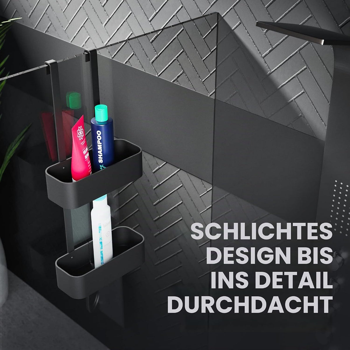 Mobiles Duschregal in verschiedenen Farben