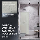 ovimar Duschvorhang in verschiedenen Farben und Größen
