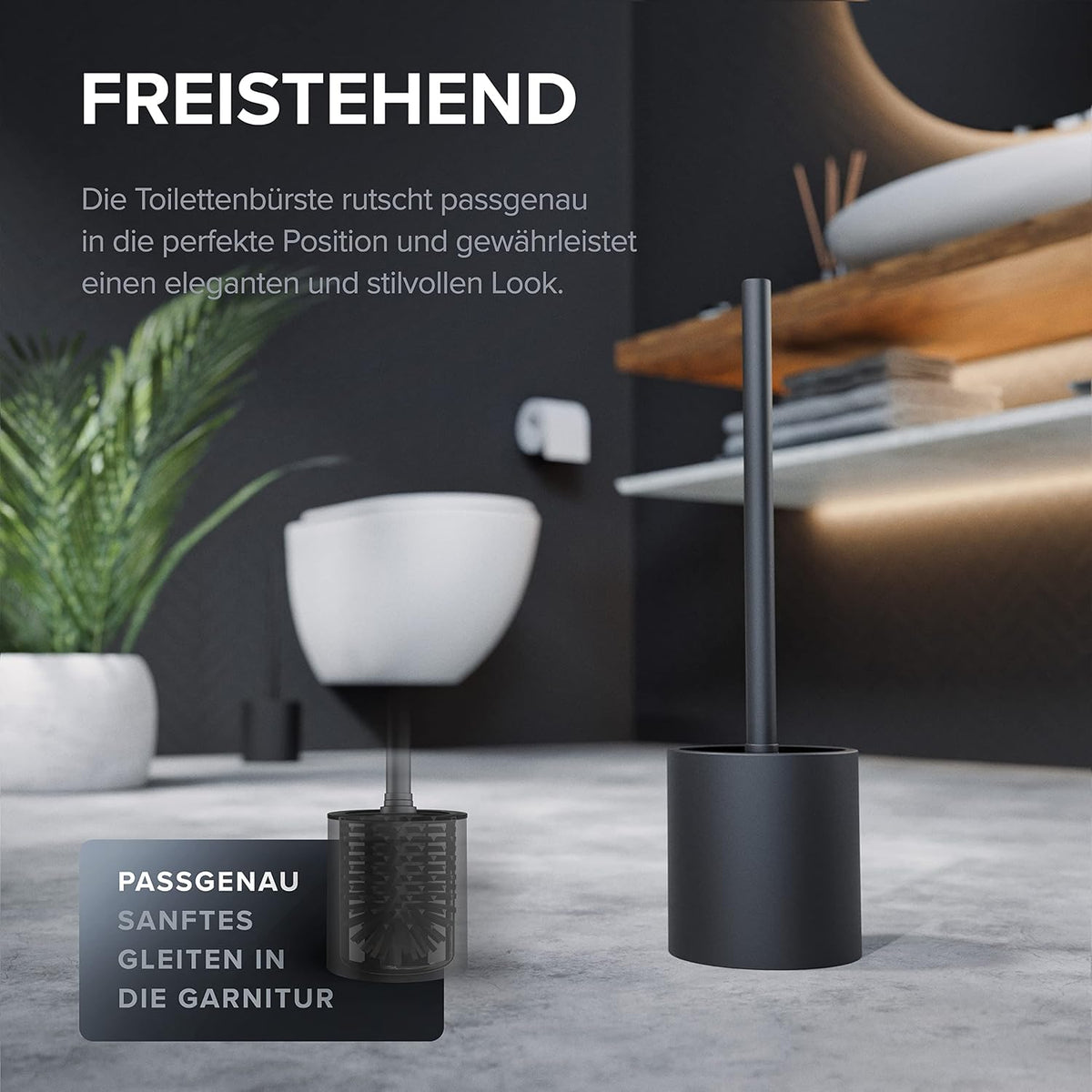 WC Bürste Zylinder in verschiedenen Farben