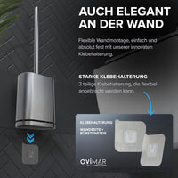 ovimar flache WC Bürste diverse Farben