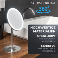 Kosmetikspiegel freistehend in verschiedenen Farben
