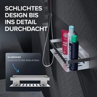 Duschkorb rechteckig in verschiedenen Farben