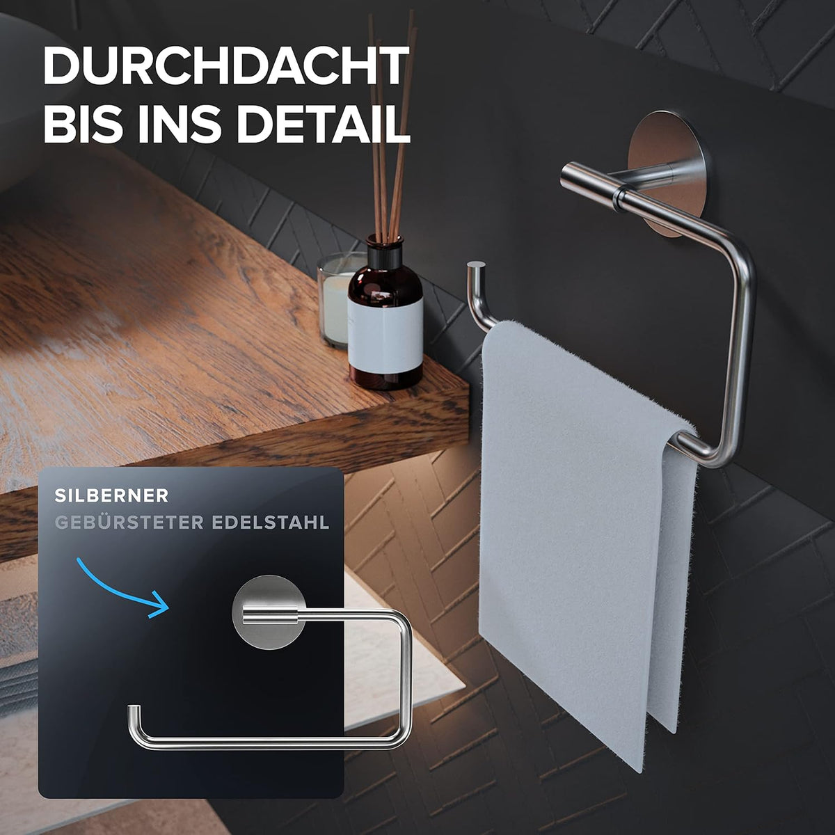 Handtuchring rechteckig in verschiedenen Farben